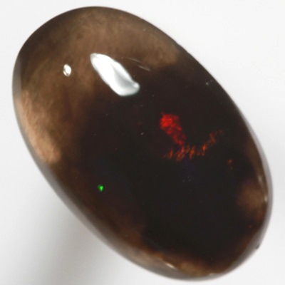 SOLID BLACK CRYSTAL OPAL Quick moving flags of red and blue
